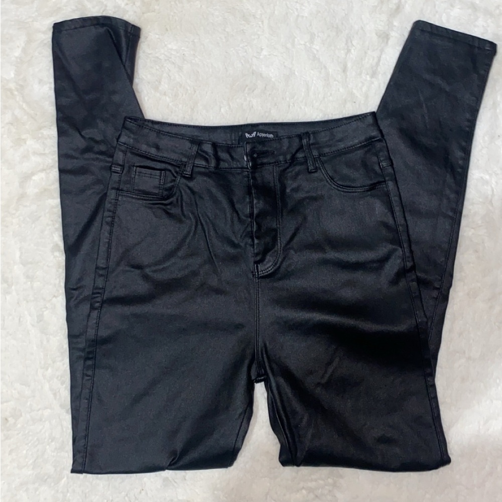 Apperloth Black Skinny Pants